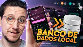 Crie aplicativos em FlutterFlow com banco de dados local