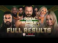 Full WWE Royal Rumble 2026 Results