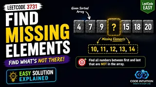 Find Missing Elements - LeetCode 3731 C