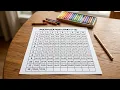 Free Multiplication Chart Worksheet Generator Printable Times Tables Charts TinyTreks