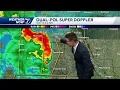 Severe storms south of Omaha Saturday morning
