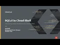A SQL Prompt in your Browser Using SQLcl in Oracle Cloud Shell