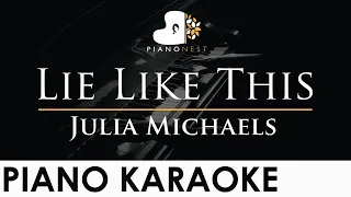 Download Julia Michaels - Lie Like This - Slowed Down Piano Karaoke Instrumental Cover with Lyrics MP3