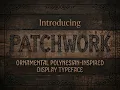 Patchwork Polynesian Line-Art Font for Boho Posters Branding Beyond
