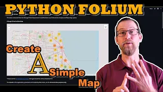 Create a Simple Map with Python Folium Tutorial 1