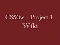 Harvard CS50 Web Project 1 Wiki