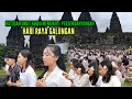 Lagu RATUSAN UMAT HINDU MELAKSANAKAN PERSEMBAHYANG HARI RAYA GALUNGAN DI CANDI PRAMBANAN 