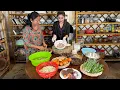 Download Lagu Sreypov Life Show: Delicious rice porridge prepare for dinner / Family food cooking