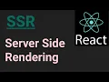 Server Side Rendering SSR with Routing React js in Hindi tutorial