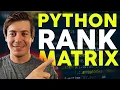 Rank of a Matrix in Python Learn the Basics and Solve with Numpy