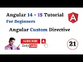 Angular 15 Tutorial with Example Angular Custom Directive