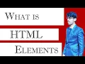 What is a HTML Element W3Schools com HTML Course