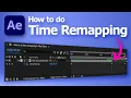How to do time remapping in After Effects