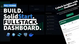Learn SolidJS Solid Start - Build a Full-Stack App For React Devs