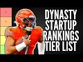 2023 Superflex Dynasty Startup Rankings - Top 36 w Tiers