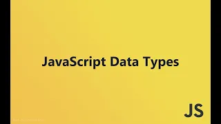 Understanding JavaScript Data Types in Tamil