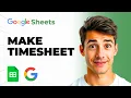 How To Make An Employee Timesheet In Google Sheets Practical Trick 2026 Guide