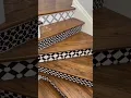 Wall paper stickers to spice up the staircase