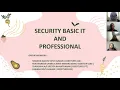 PBE Security Basic IT Professional situation 1