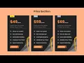 How to make price table with html5 css3 and bootstrap 2023