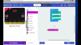 Use Makecode Micro bit to create a Touch Sensor