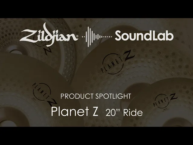 Prato Zildjian Ride Brass 20 Planet Z - Timbre Agudo