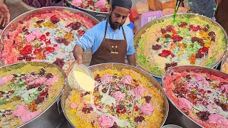 REFRESHING RABDI FALOODA MILKSHAKE 🔥 | JUNGLE ICE CREAM & FALOODA SEV | PAKISTANI STREET FOOD