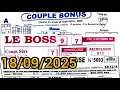 Le Boss et couple bonus et la belle vendeuse jeudi 18/09/2025