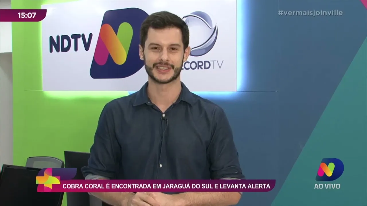 Cobra Coral é encontrada em Jaraguá do Sul e levanta alerta