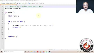 Demo fprintf to Write a String