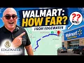How Far Is Walmart Supercenter from Edgewater Real Drive Time