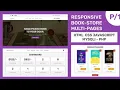 Complete responsive Book Store Website Design with admin dashboard Html css and javascript PHP
