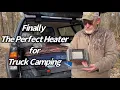 Finally The Perfect Heater for Truck Camping Kovea Cupid Butane Heater