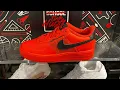 Nike Air Force 1 Low Mesh Pocket Habanero Red Grade School Shoes - Style Code DH9596-600