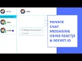 Building Private Chat Application Using ReactJS Socket io Stage 2 Part 1