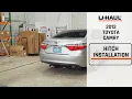 2012 TOYOTA Camry U-Haul Trailer HITCH Installation