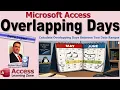 How to Calculate Overlapping Days in Two Date Ranges in Microsoft Access