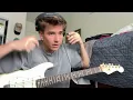 a guitar solo over a track :0