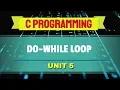 do-while Loop in C