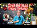 2025 Leaf Metal Happy Holidays Live Card