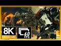 Transformers Optimus Prime vs Bonecrusher Fight Scene 8K 60FPS Remastered