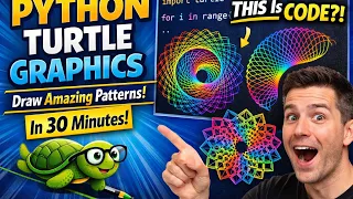 Python Tutorial for Beginners Turtle Graphics Draw Incredible Patterns in 30 Minutes