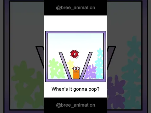 When's it gonna pop💥? 언제 터질까요?/ numberblocks 넘버블럭스 #shorts