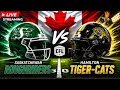 Saskatchewan Roughriders vs Hamilton Tigercats CFL Live Week 11 Watch Party