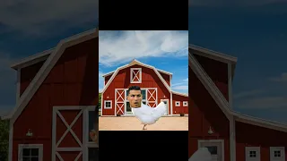 دجاجتي كبيرة تعيش في الحظيرة تصميم رونالدو و ميسي ميسي Ronaldo 