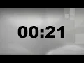 21 Second Timer with Alarm Simple Countdown Full Screen - ClockUnit