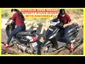 Lagu OFfroad gone wrong | Scooty stuck in mud With high heels 👠 | muddy high heels | girl in mud