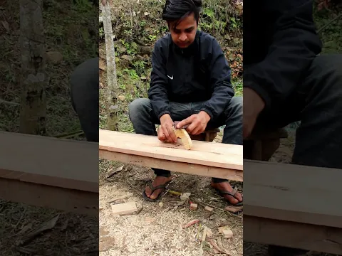 how to make a small filare wooden gun #shorts