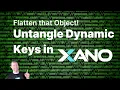 Untangle Dynamic Keys in JSON Objects with nocodebackend
