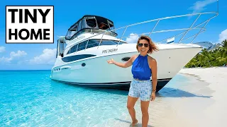 BETTER THAN A HOUSE 😳 $278K 2007 Meridian 459 Liveaboard Motor Yacht Tour